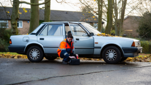 Car that will not start after sitting unused in Kent.